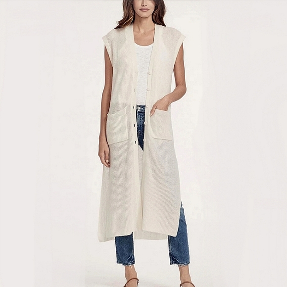 NWT 360 CASHMERE JASMIN Long CARDIGAN